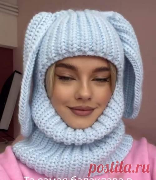Балаклава: как связать спицами — самый простой вариант | Ух ты!
