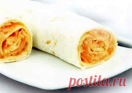 Лаваш с ветчиной и морковью рецепт приготовления