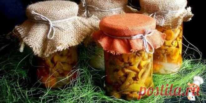 Лисички грибы маринованные на зиму | Вкусно готовим дома