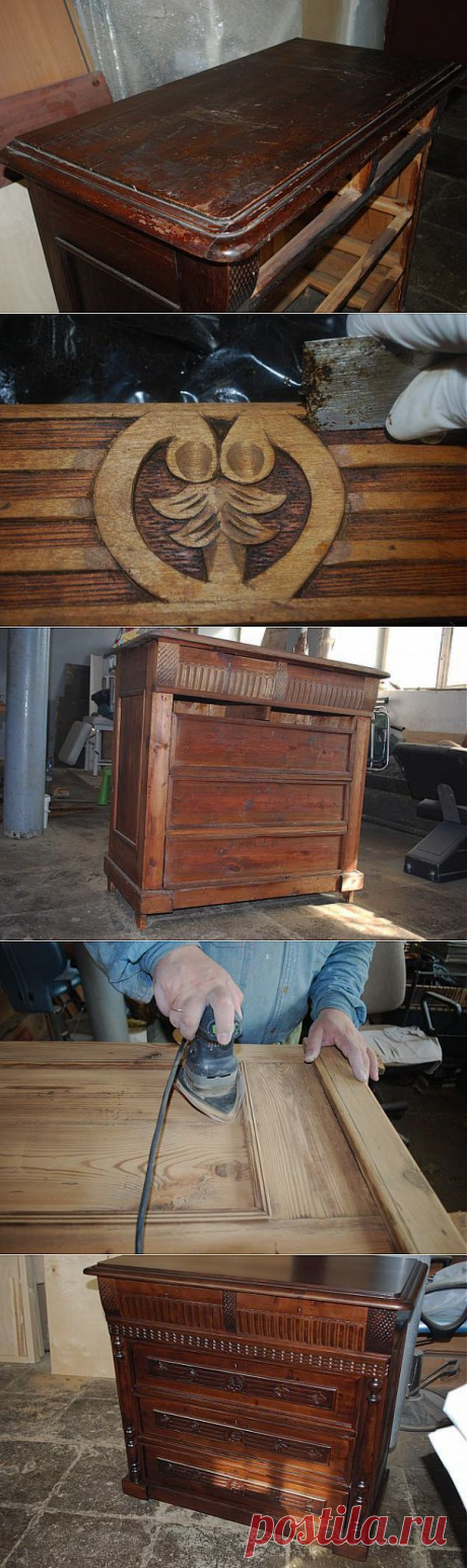 Реставрация старинного комода - Ярмарка Мастеров - ручная работа, handmade