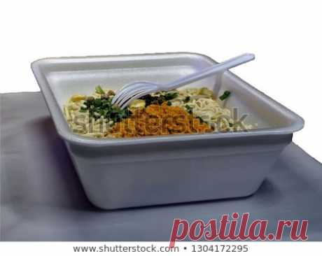 Стоковая фотография «Junk Food Closeup Noodles Fast Cooking» (изменить), 1304172295: Shutterstock