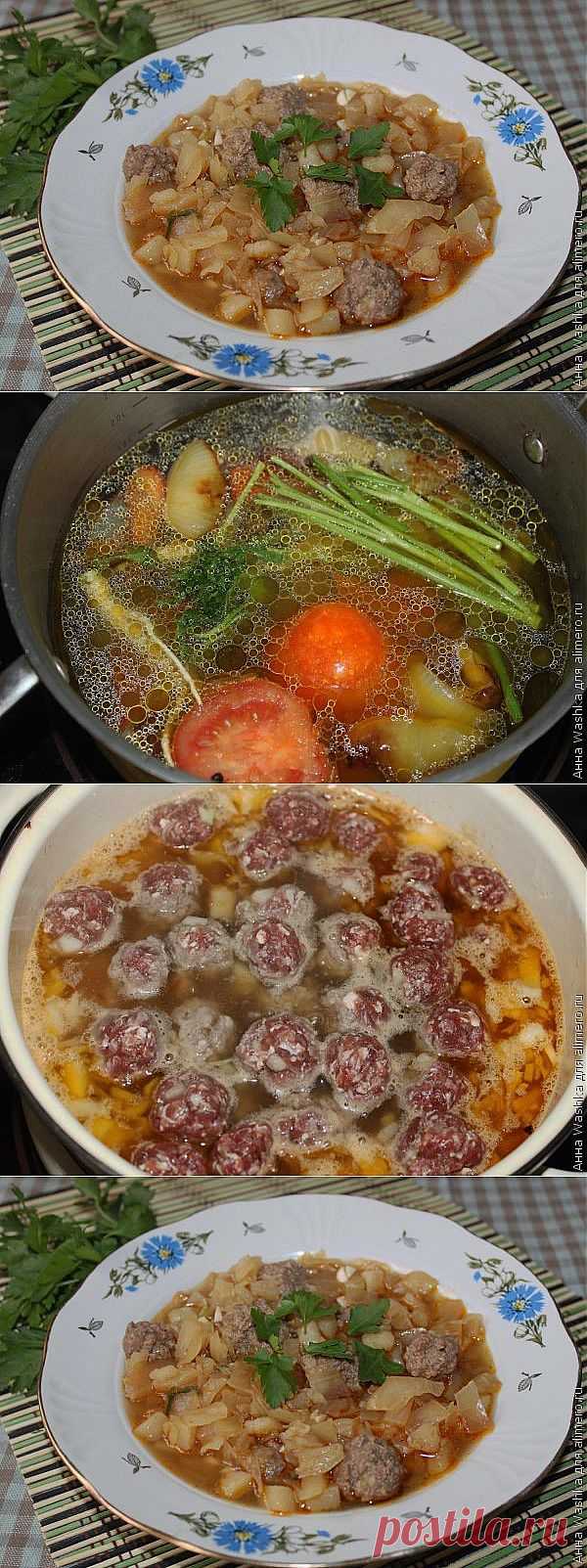 Айнтопф с капустой и фрикадельками / Рецепты с фото