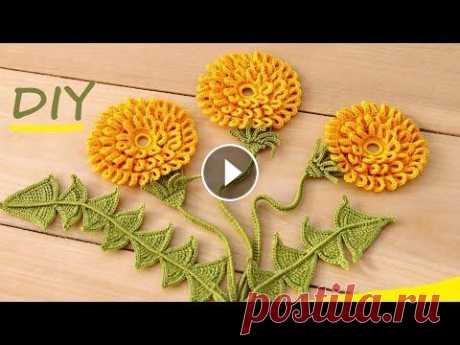 Как вязать ОДУВАНЧИК крючком МАСТЕР-КЛАСС мотивы ИРЛАНДСКОЕ ВЯЗАНИЕ How to crochet flower Вязание СЕТОЧКИ ирландского кружева: https://www.youtube.com/watch?v=1pInyH6s2UU&amp;list=PLcD_Fovg34GwNUen39NayPYRFlhEPk6WS&amp;index=3 ПОШАГОВЫЕ уроки по вя...