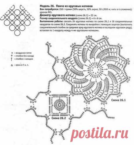 Летнее пончо