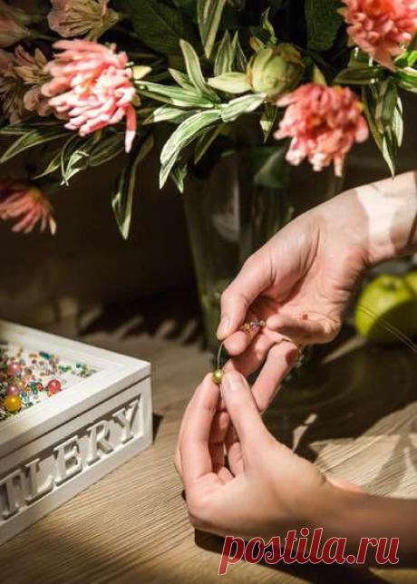 Как сделать шторы из бисера своими руками