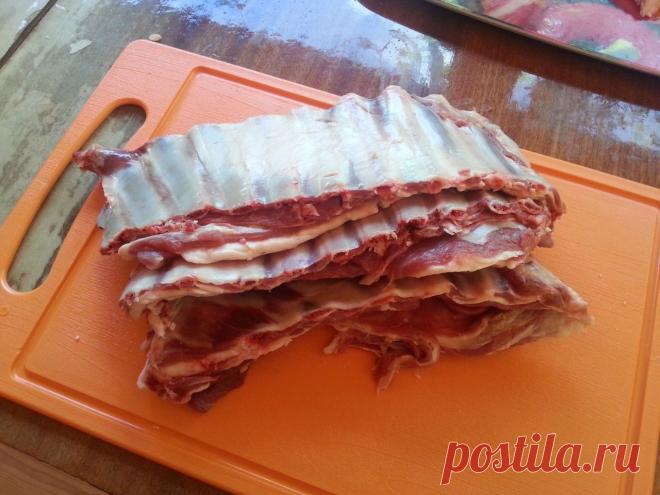 Жареные бараньи ребрышки