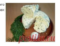 Домашний сыр с укропом в мультиварке