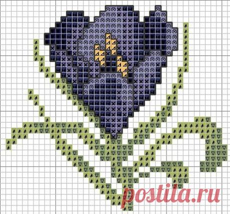 Вышивка цветов: схемы — Сделай сам, идеи для творчества - DIY Ideas