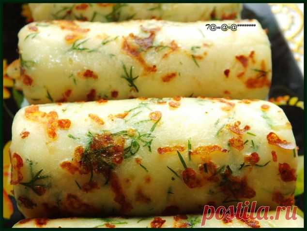 Сырные блины с зеленью / Болталка / Кулинария