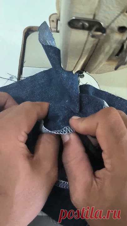 cara membuat variasi jeans bolong  #sewing #celanabahanwoolstrecth #sewinghacks #shorts