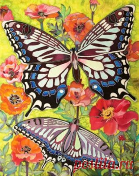 Рисунки для батика, росписи, витражей