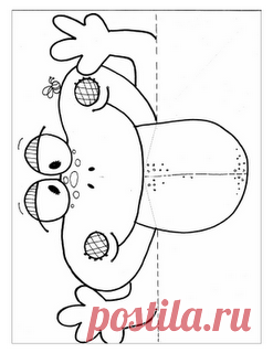 Coloring page/puppet idea