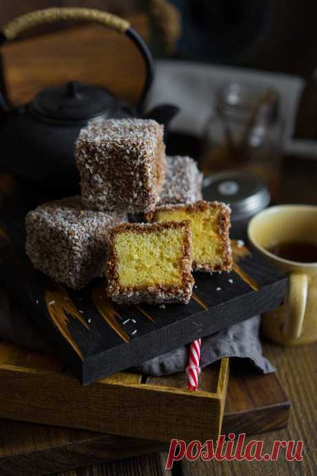 Ламингтон (Lamington) — австралийский чудо-десерт | Andy Chef (Энди Шеф) — блог о еде и путешествиях, пошаговые рецепты, интернет-магазин для кондитеров |