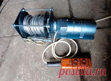 Лебёдка из стартера своими руками: чертежи, фото изготовления