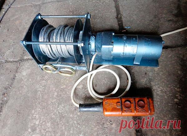 Лебёдка из стартера своими руками: чертежи, фото изготовления