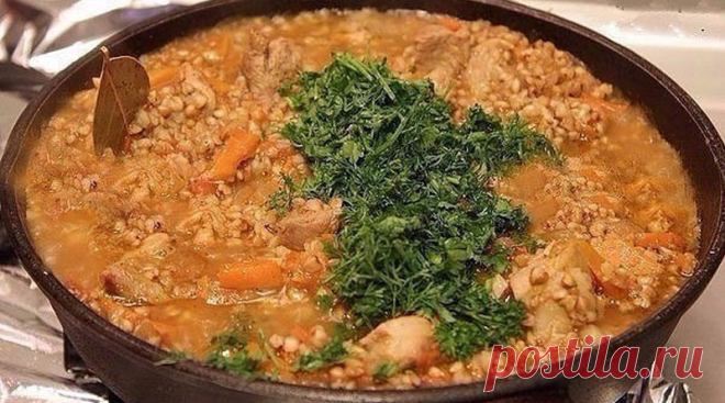 Гречка по купечески .