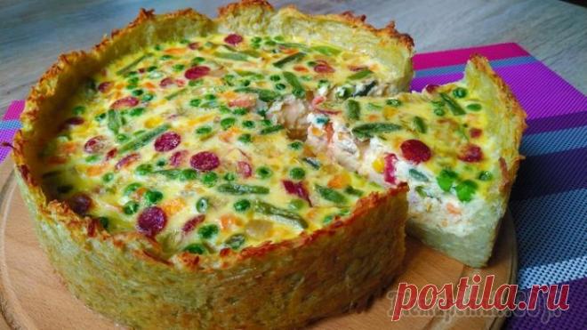 Пирог “Драник” покоряет сразу, хоть каждый день готовь! -