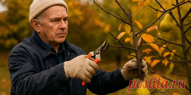 Обрезка груши осенью: когда и как правильно провести работу