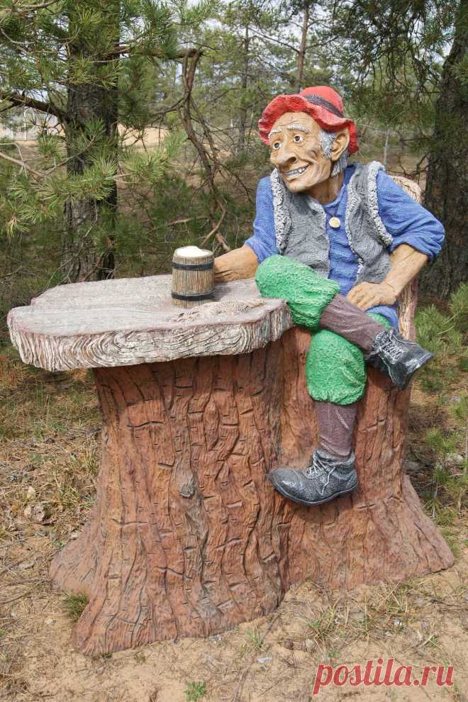 Изготовление садовых фигур. Садовые скульптуры - фото, производство и продажа. | Каменный век