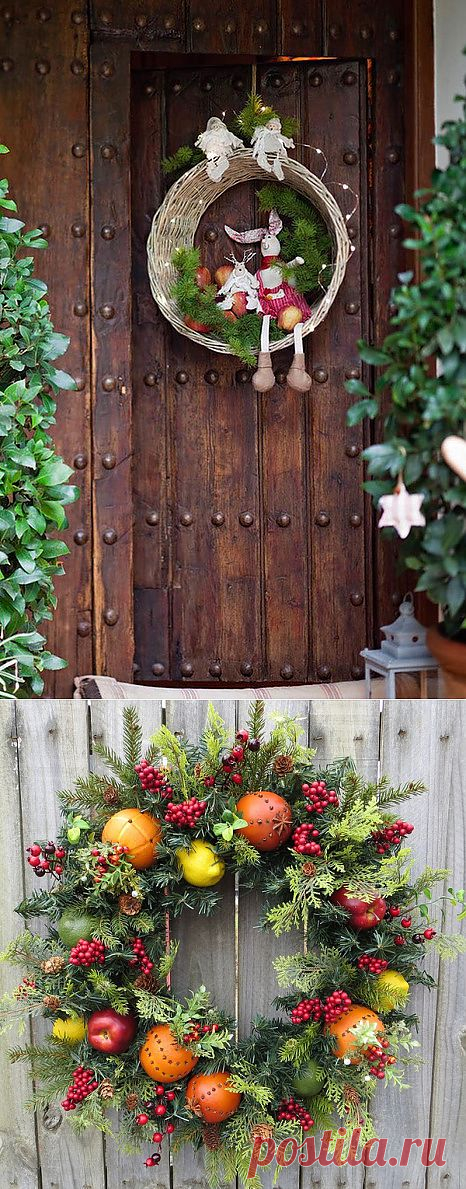 Новогодние венки.