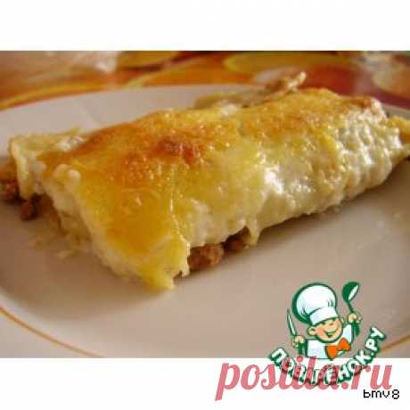 Каннеллони с фаршем - кулинарный рецепт