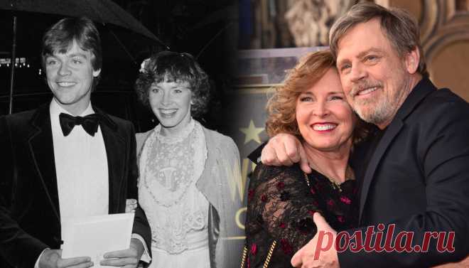 Марк Хэмилл с женой