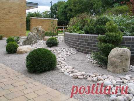 Великолепные примеры использования камней в ландшафтном дизайне / Я - суперпупер