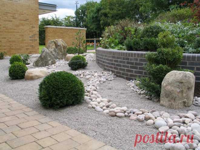 Великолепные примеры использования камней в ландшафтном дизайне / Я - суперпупер