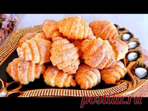 Тает во РТУ! ОЧАРОВАТЕЛЬНЫЕ ТВОРОЖНЫЕ РОГАЛИКИ! ВКУС ДЕТСТВА! ЗА КОПЕЙКИ В 2 РАЗА ВКУСНЕЕ НАПОЛЕОНА!