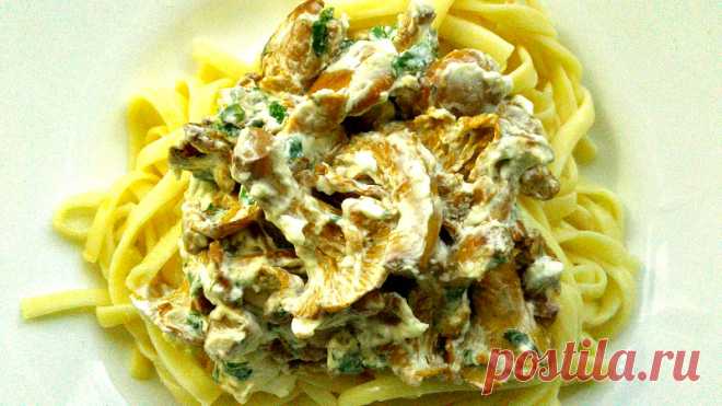 Паста с лисичками - InVkus