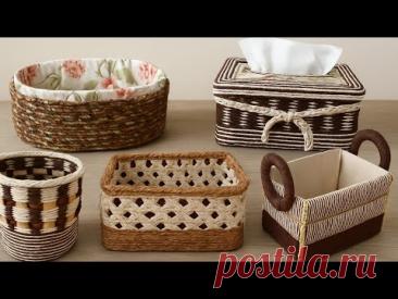 Turning Ugly Boxes into Pinterest-Worthy Baskets!!😱😱♻️ #fariartandcraft