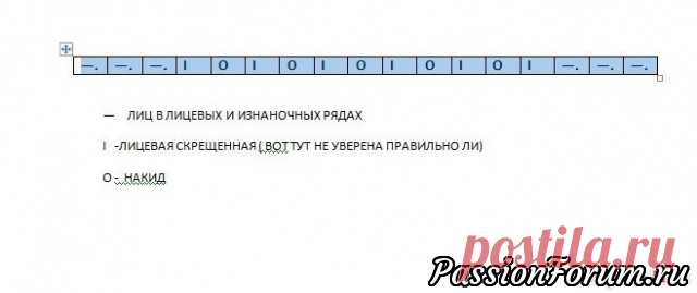 Схемы к шали "Васильки"