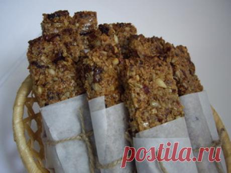 Мюсли Завтрак в дорогу(Granola Bars) рецепт с фотографиями