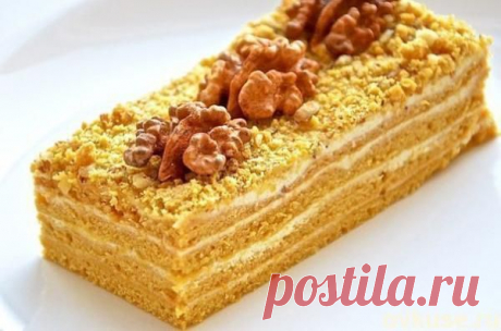 Медовый торт - Простые рецепты Овкусе.ру