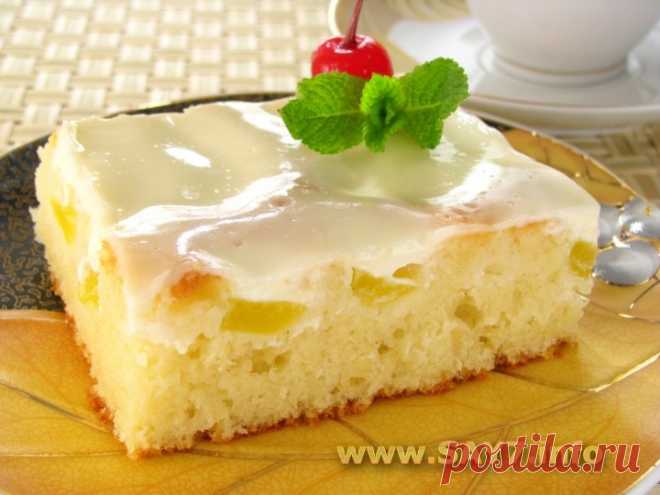 Персиковый пирог