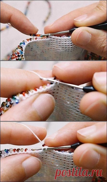 Вязание с бисером для начинающих