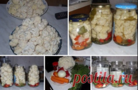 Витамины в каждой банке: вкуснейшая маринованная цветная капуста Можно использовать в качестве гарнира и закуски!
