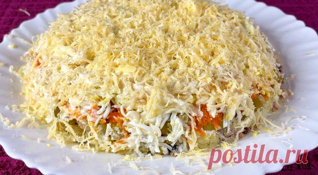 ВСЕ ПРОСТО Хочу предложить вашему вниманию еще один салат, который я готовлю еще с советских времен - 