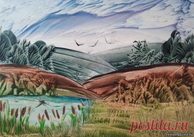 Энкаустика – техника рисования горячим воском. Как сделать энкаустический рисунок своими руками