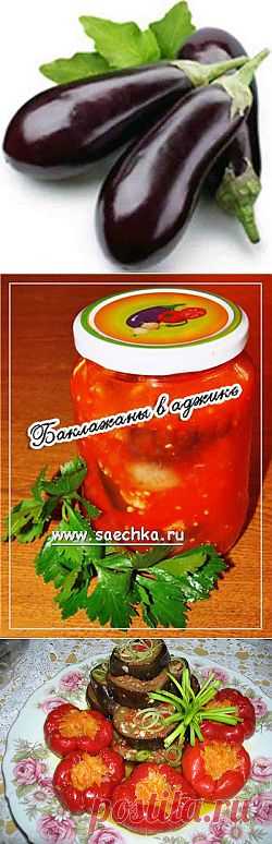 Баклажаны на зиму - 3 вкуснейших рецепта.