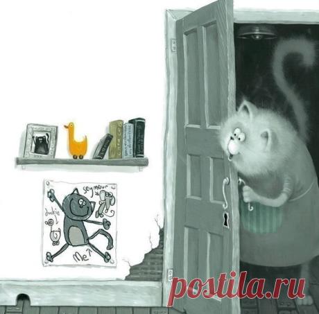 Позитивные иллюстрации от Rob Scotton