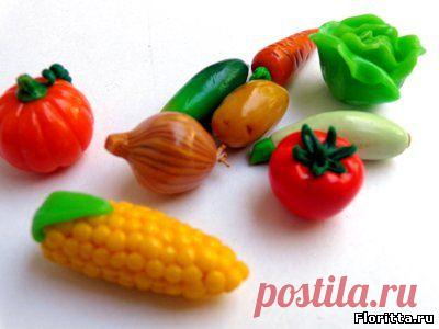 Миниатюрные овощи: лепка из полимерной глины - Флоритта