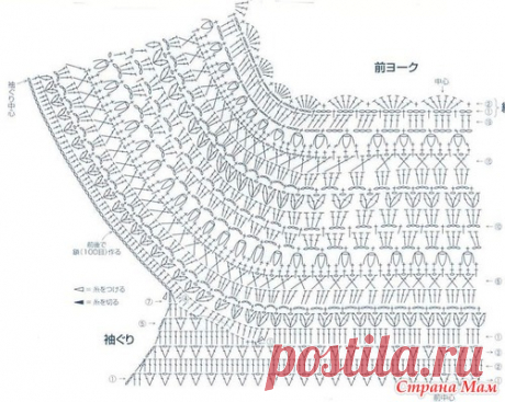 *Японские кокетки - Все в ажуре... (вязание крючком) - Страна Мам