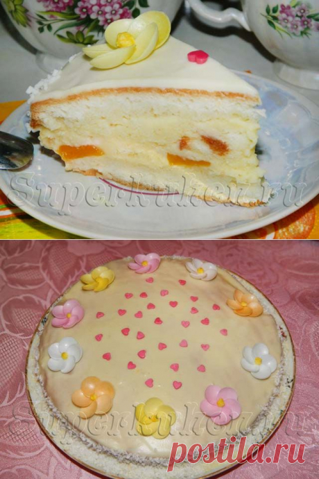 СуперКухен/ТОРТ С ПЕРСИКАМИ
