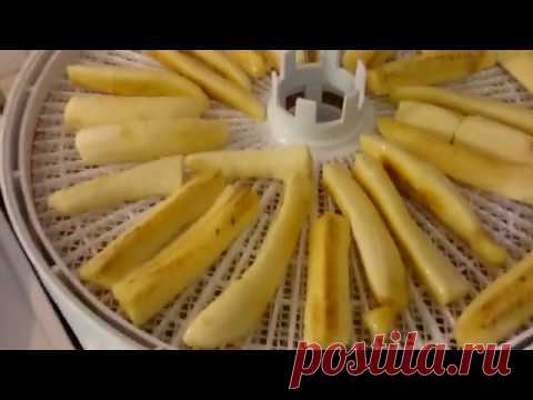 Вяленые бананы. Вялим в электросушилке