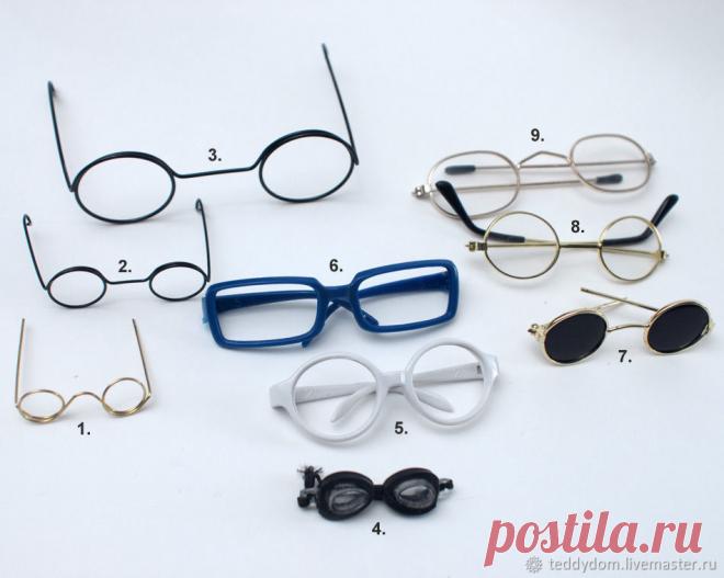 Очки для кукол и мишек – купить в интернет-магазине на Ярмарке Мастеров с доставкой Очки для кукол и мишек – купить или заказать в интернет-магазине на Ярмарке Мастеров | Очки аксессуар, придающий мишке или кукле…
