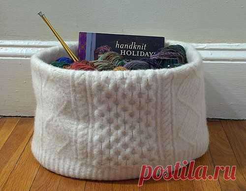 Если свитер "сбежался"...