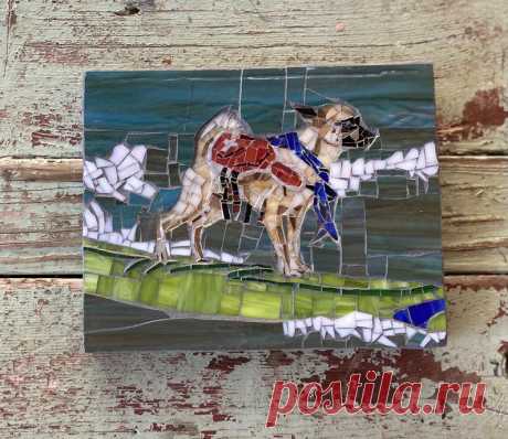 8x10 Mosaic Pet Portrait | Etsy