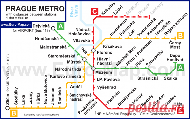 схема метро праги на русском - Поиск в Google