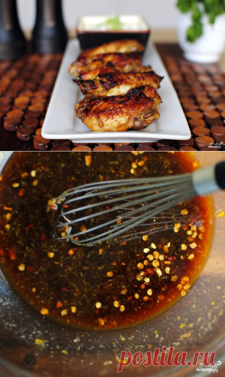 Закуска из куриных крылышек - пошаговый кулинарный рецепт с фото на Повар.ру